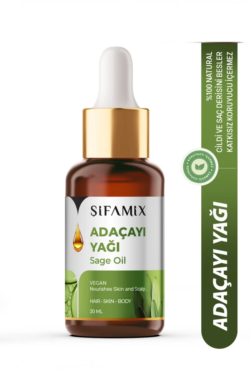 Adaçayı Yağı %100 Saf ve Doğal 20Ml