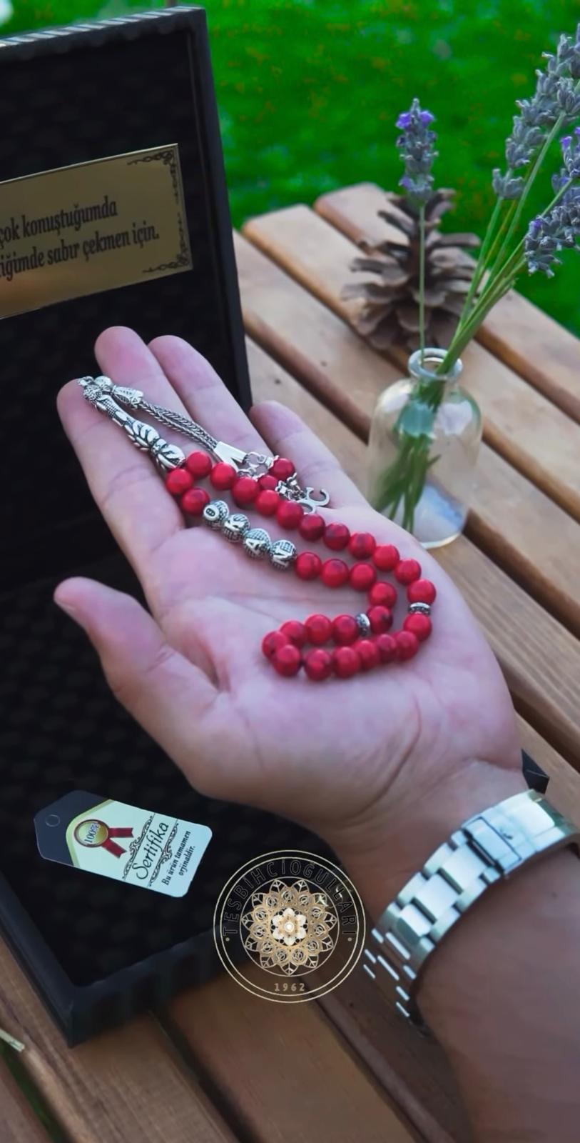 Akik  Doğaltaş Tesbih