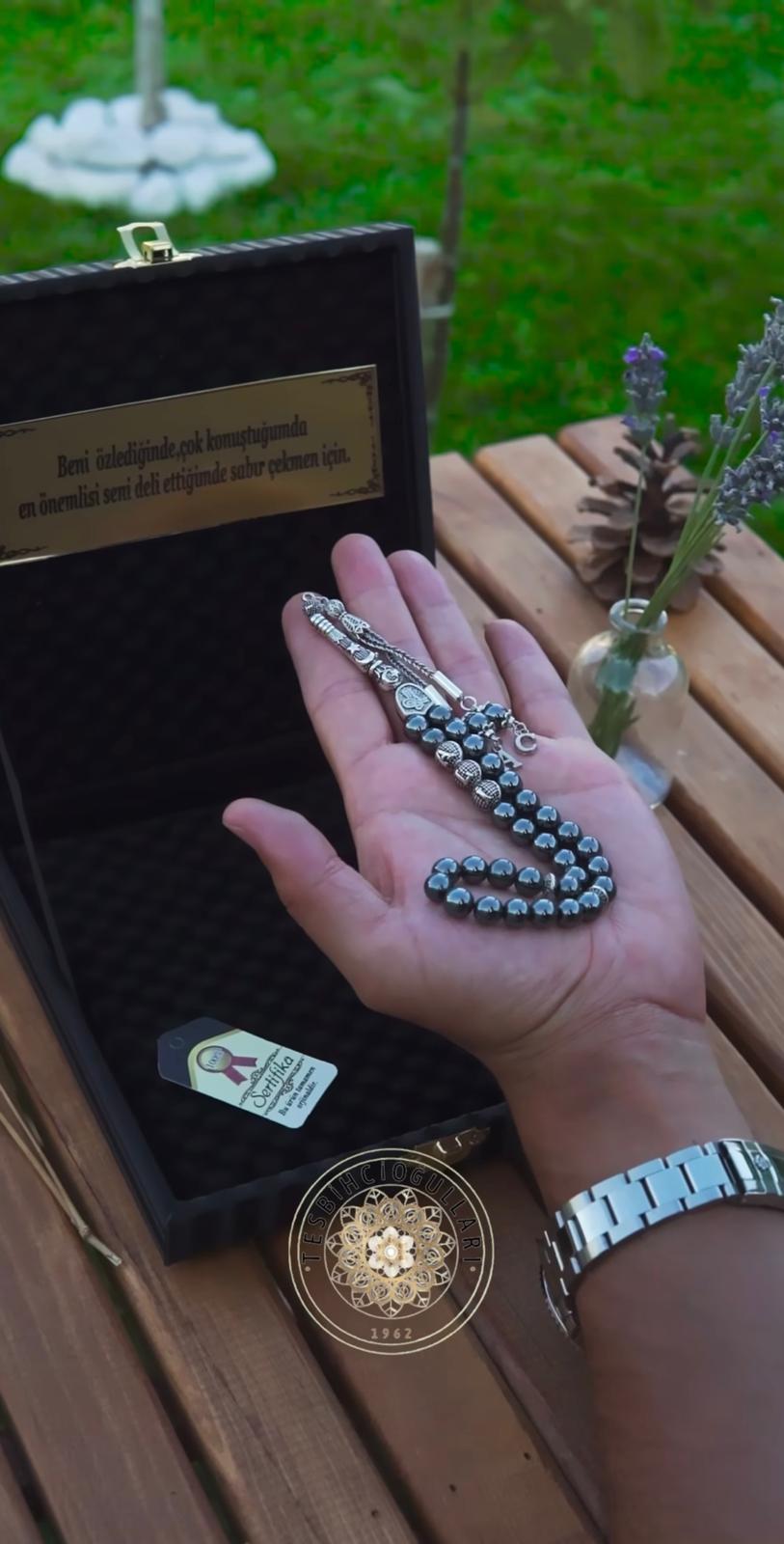 Hematit  Doğaltaş Tesbih