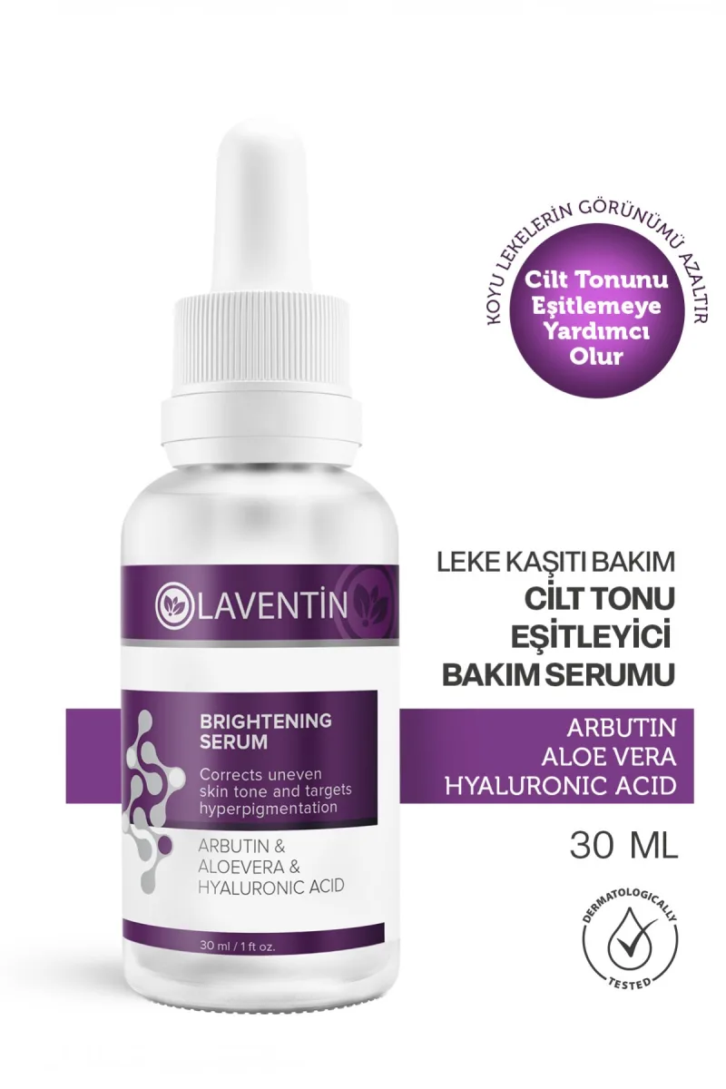 Leke Gidermeye Ve Cilt Tonu Eşitlemeye Yardımcı Cilt Bakım Serumu 30 ml | Arbutin %2 + Aleovera