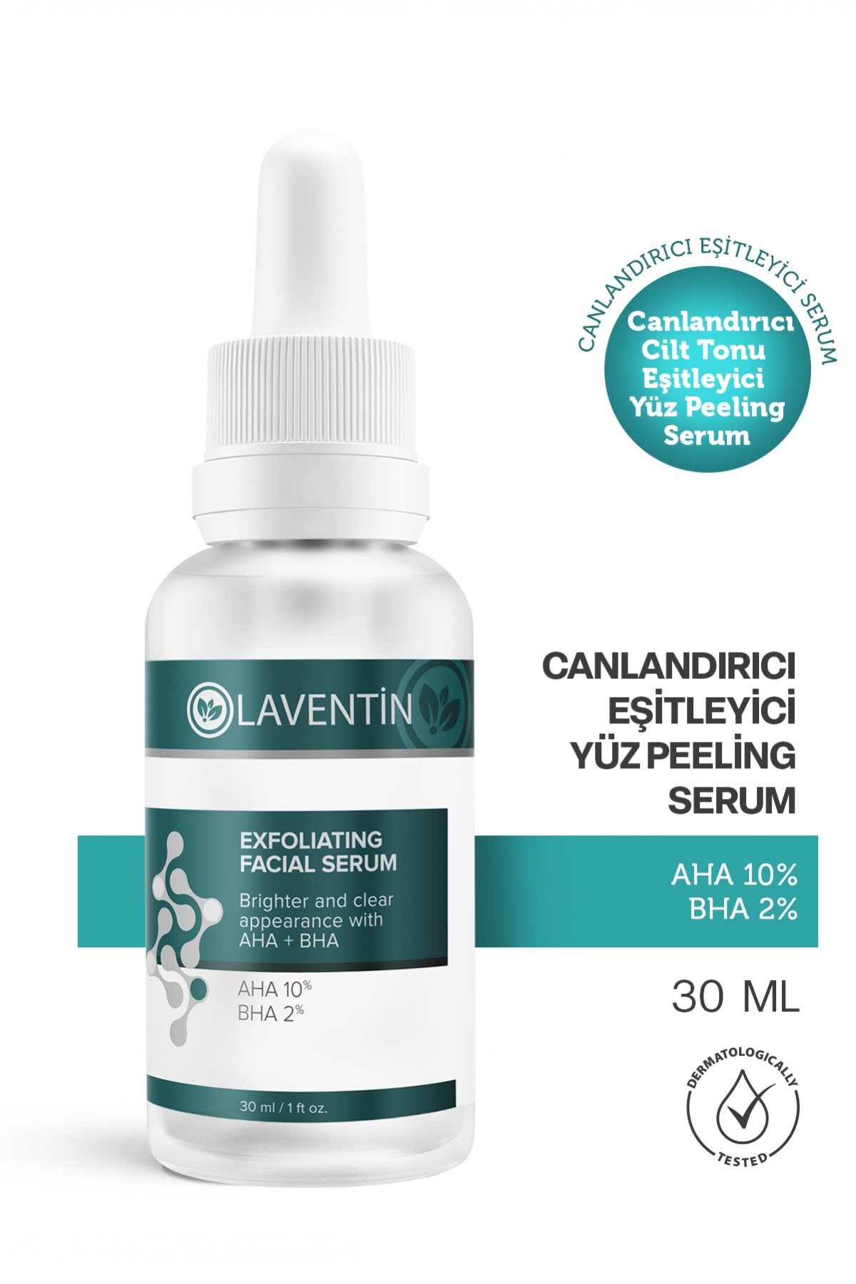 Canlandırıcı Arındırıcı Akne Karşıtı Peeling Serum - Aha 10% Bha 2% - 30 Ml