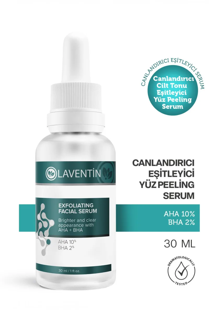 Canlandırıcı Arındırıcı Akne Karşıtı Peeling Serum - Aha 10% Bha 2% - 30 Ml