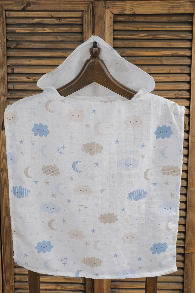 %100 Pamuk Muslin Kumaş PANÇO