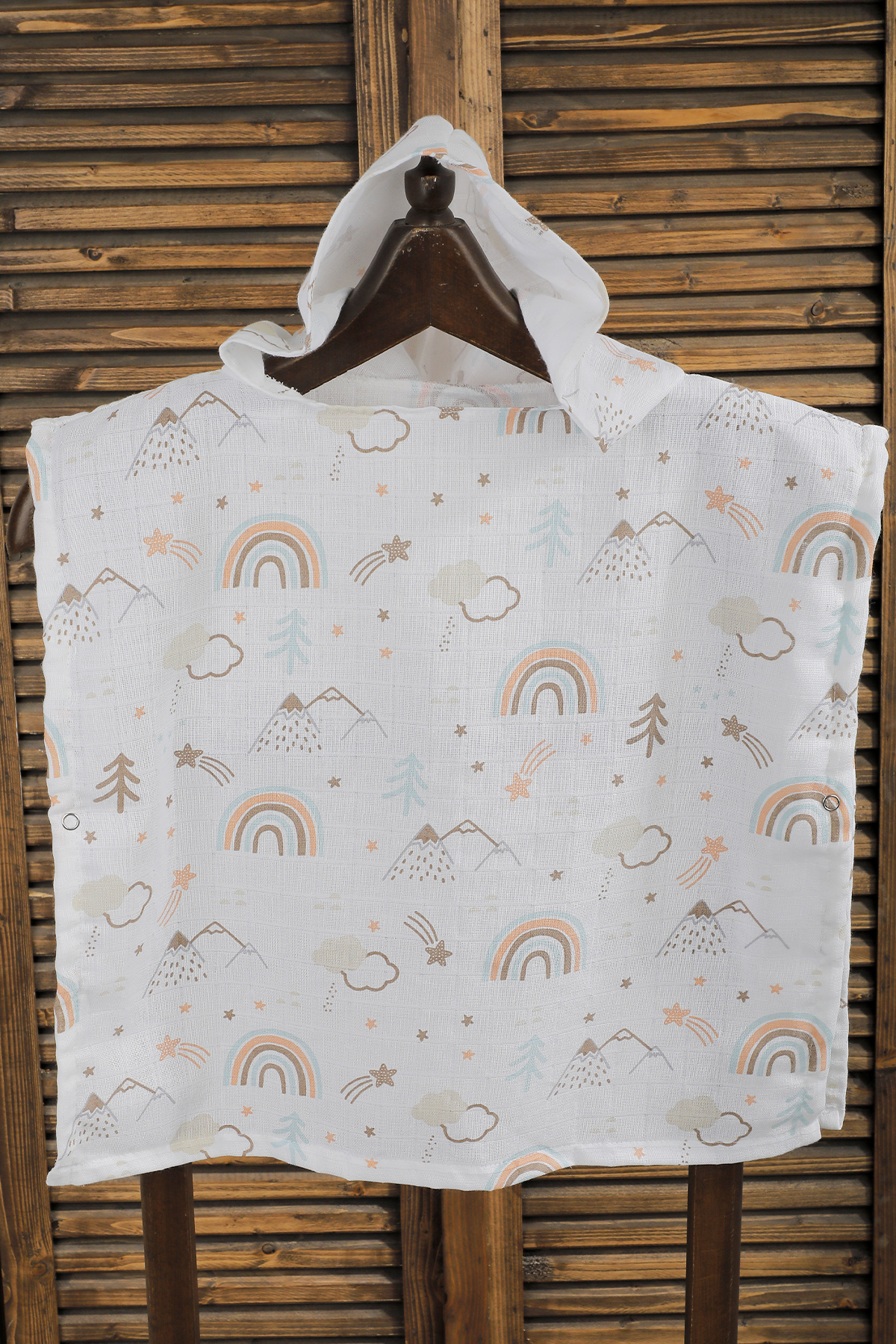 %100 Pamuk Muslin Kumaş PANÇO