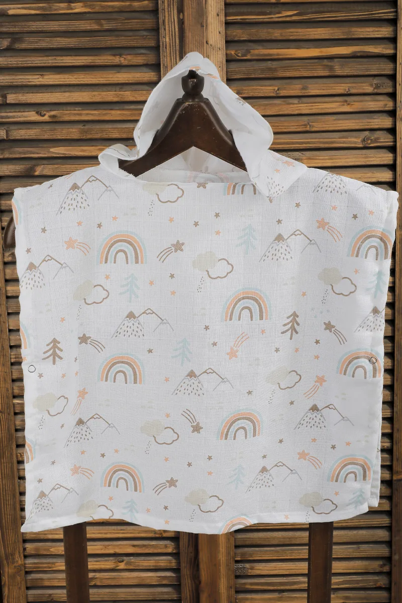 %100 Pamuk Muslin Kumaş PANÇO