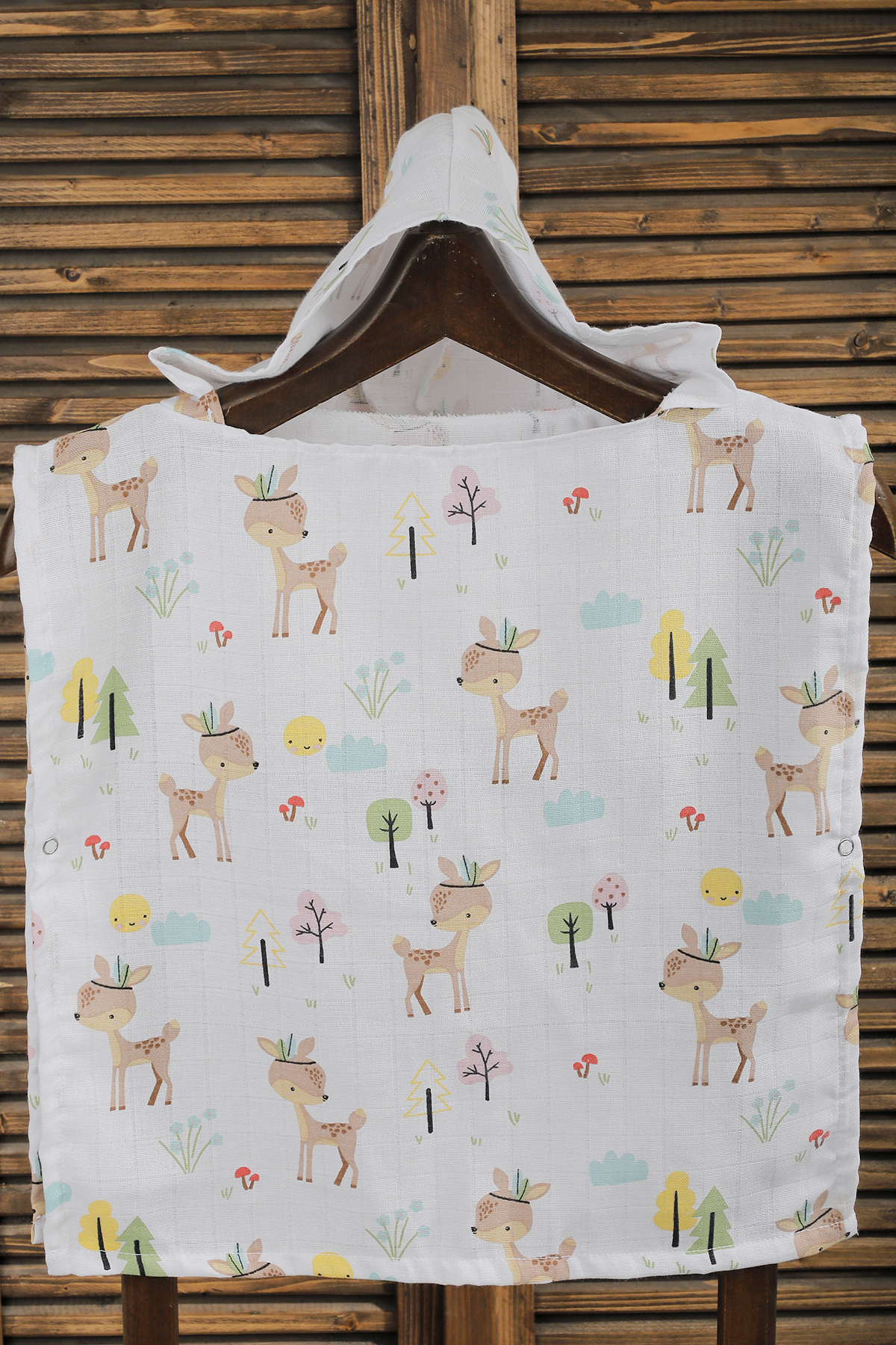 %100 Pamuk Muslin Kumaş PANÇO