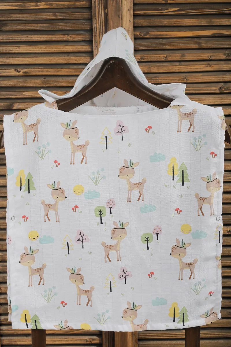 %100 Pamuk Muslin Kumaş PANÇO