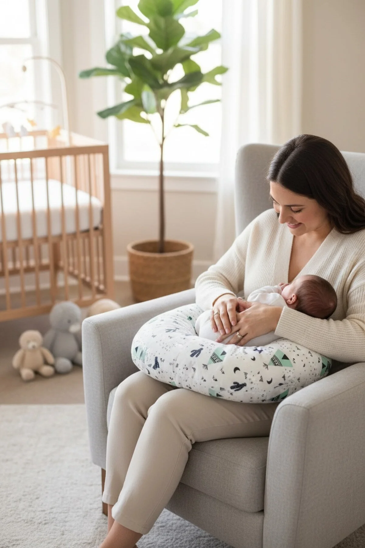Bebek Emzirme ve Destek Yastığı