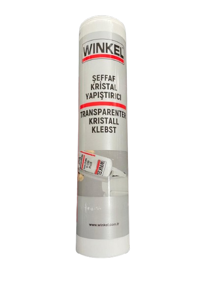 Winkel Şeffaf Kristal Yapıştırıcı Silikon 310ml