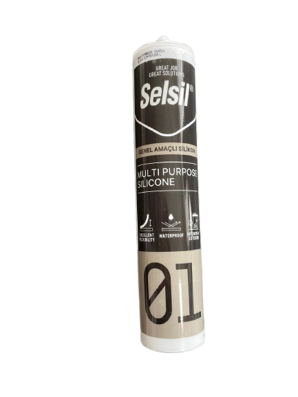 Selsil Silikon Genel Amaçlı Şeffaf 280 Gr
